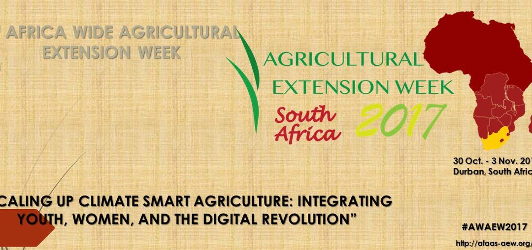 Durban declaration: Africa agricultural extension week 2017