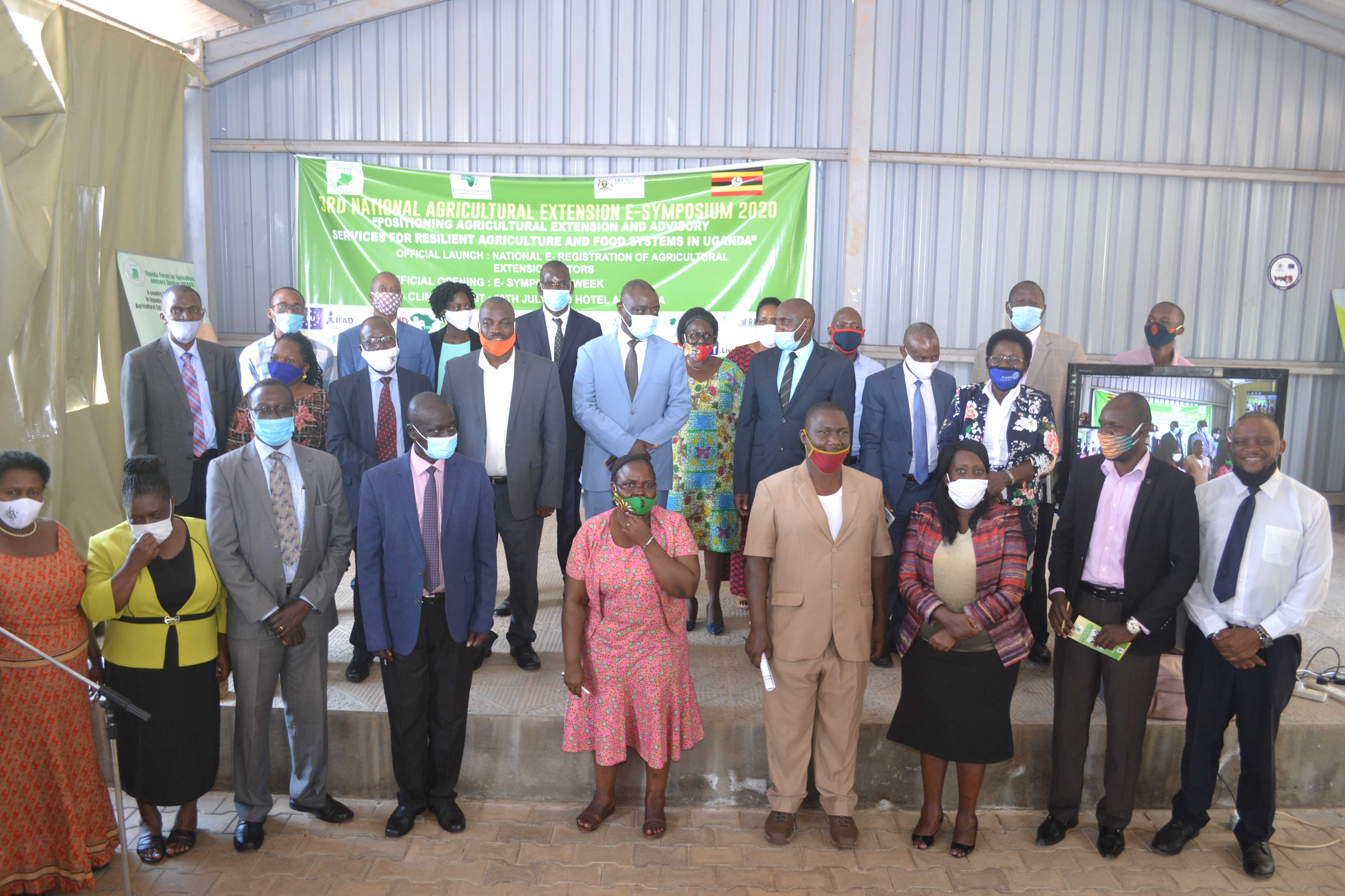 UFAAS organizes Africa’s first e-Agricultural Extension Symposium: Minister launches an e-registration process for agricultural extension workers