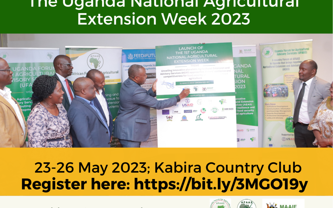 Registration for the Uganda National Agricultural Extension Week now Open!