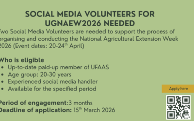 Call for Social Media Volunteers- UGNAEW2026