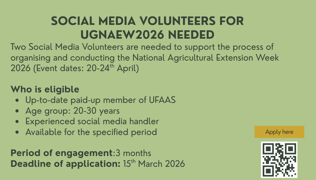 Call for Social Media Volunteers- UGNAEW2026