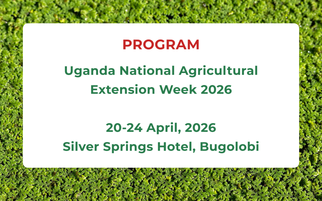 Program highlights, Agricultural Extension Week 2026