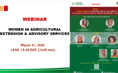 UFAAS & AFAAS commemorate International Women’s month with Webinar on Women in Agricultural Extension